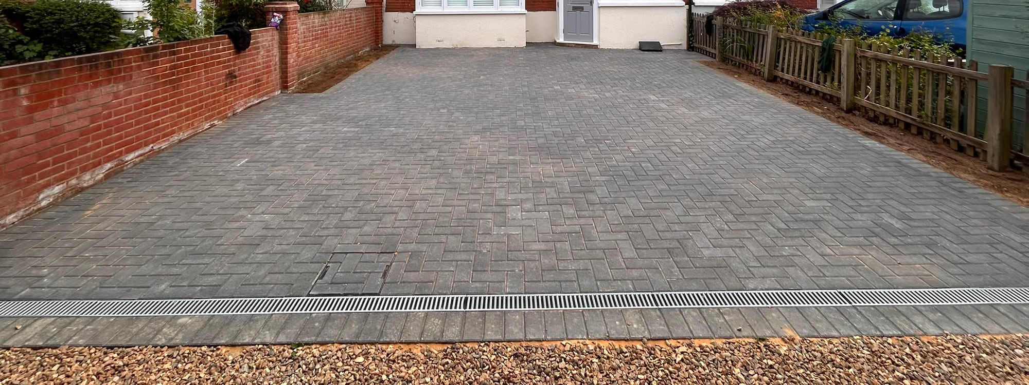 A new block paving driveway by Hills Driveways & Patios
