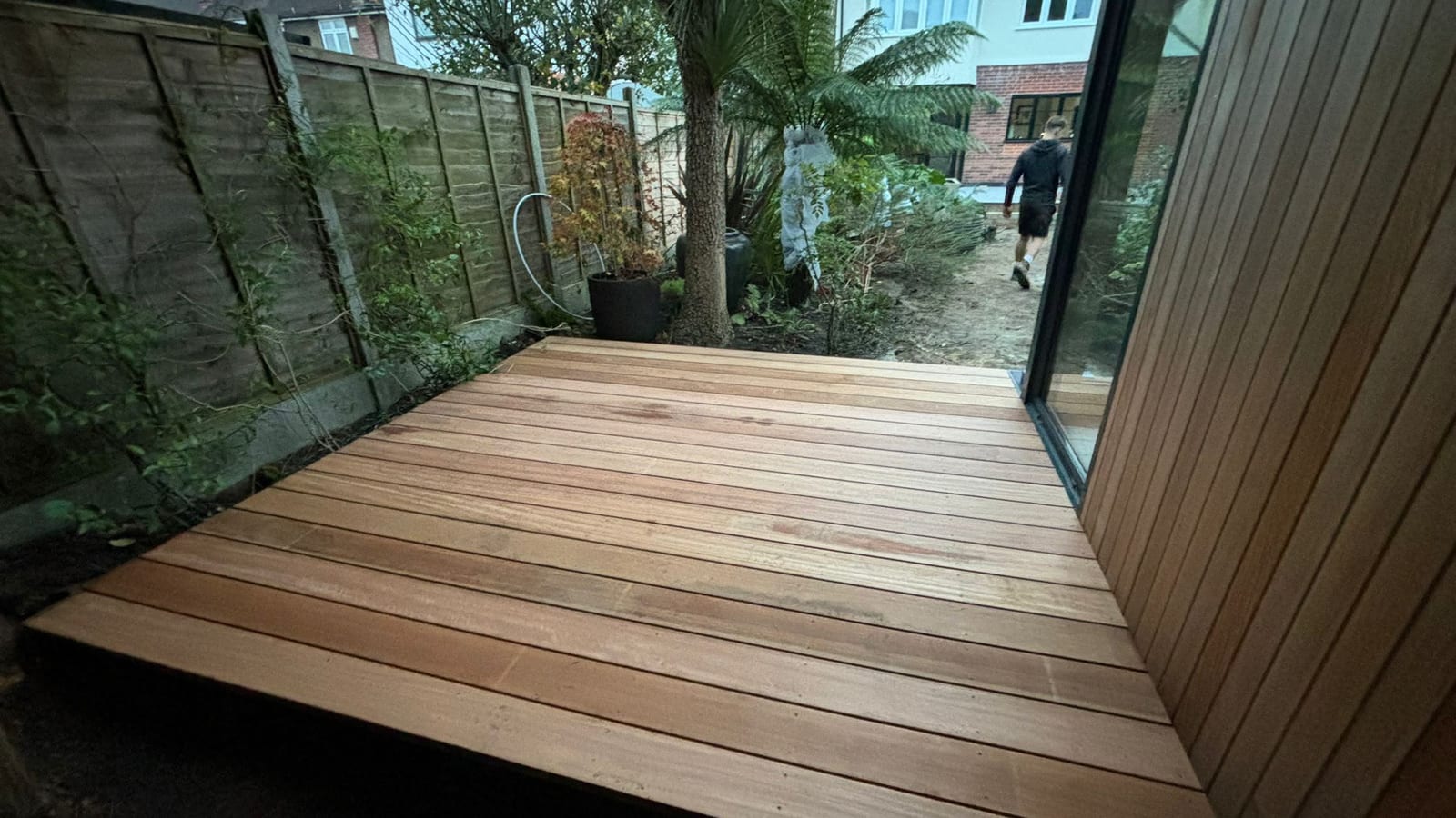 Decking project in Dorking by Hills Driveways & Patios